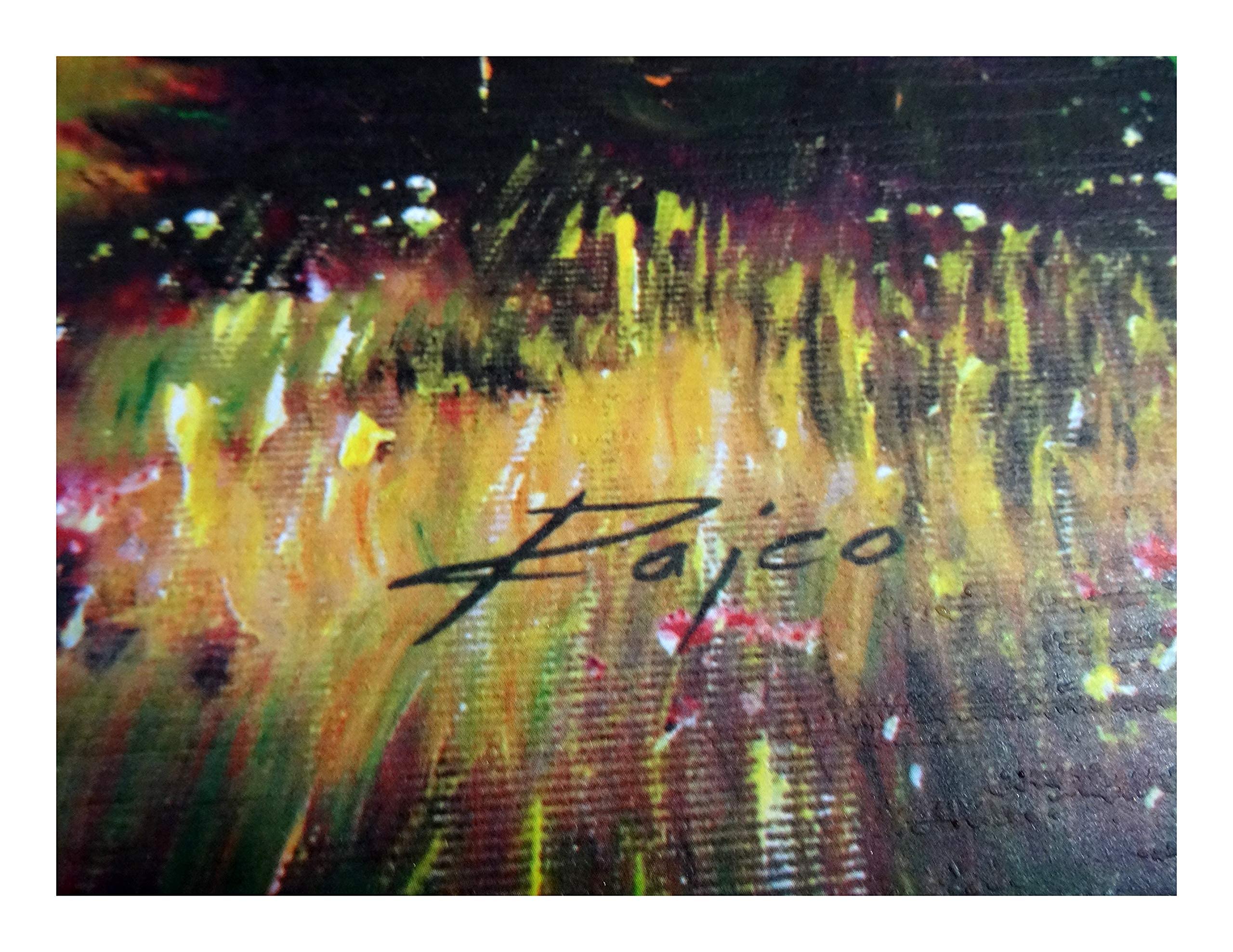 Made in Italy Bild Foto 90x70 cm idyllische Bilder Rajco Bilderrahmen Bilder mit rahmen barock Wandbild Kunstdrucke Gemälde Retro Repro antik für Café Bar Home Büro Praxis 58B
