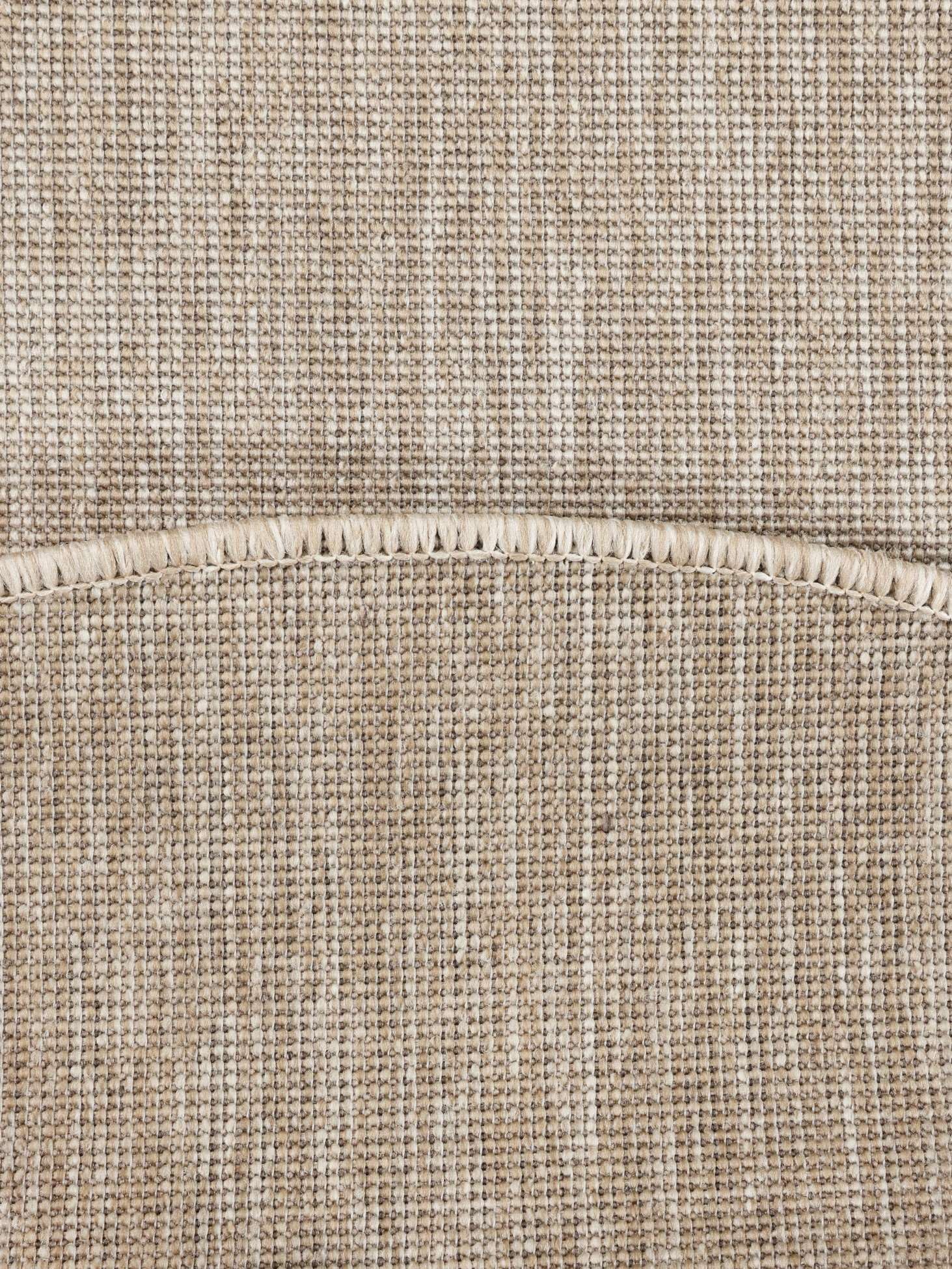 RugVista Cameron In & Outdoor-Teppich, Rund, Ø 200 cm, Beige | Moderne, Niedriger Stapel, Nur Handwäsche, Oeko-Tex 100, UV-beständig, Patio