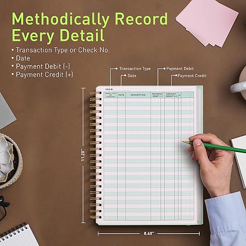 Miniatura 2 de S&O - Cuaderno de seguimiento de gastos de presupuesto, organizador de facturas mensuales para mantenerse organizado, planificador de gastos