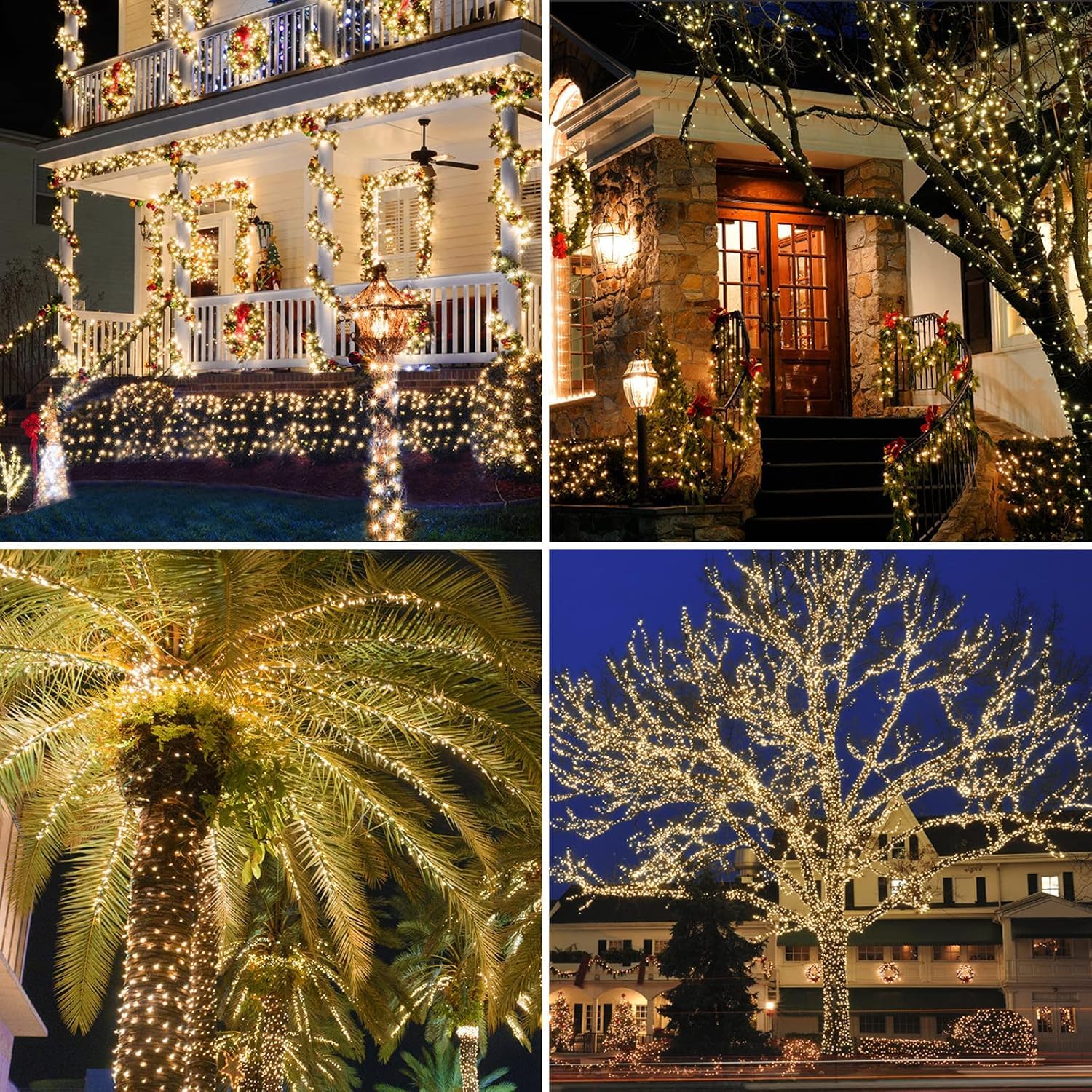 Marchpower Lichterkette 100M 1000LED Außen IP44 | Erweiterbar 8 Lichtmodi strombetrieben für Zimmer, Hochzeit, Fenster und Weihnachten
