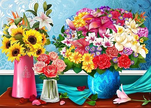 Rompecabezas de rompecabezas para adultos 1000 piezas 1000 piezas rompecabezas de 1000 piezas rompecabezas de ramo