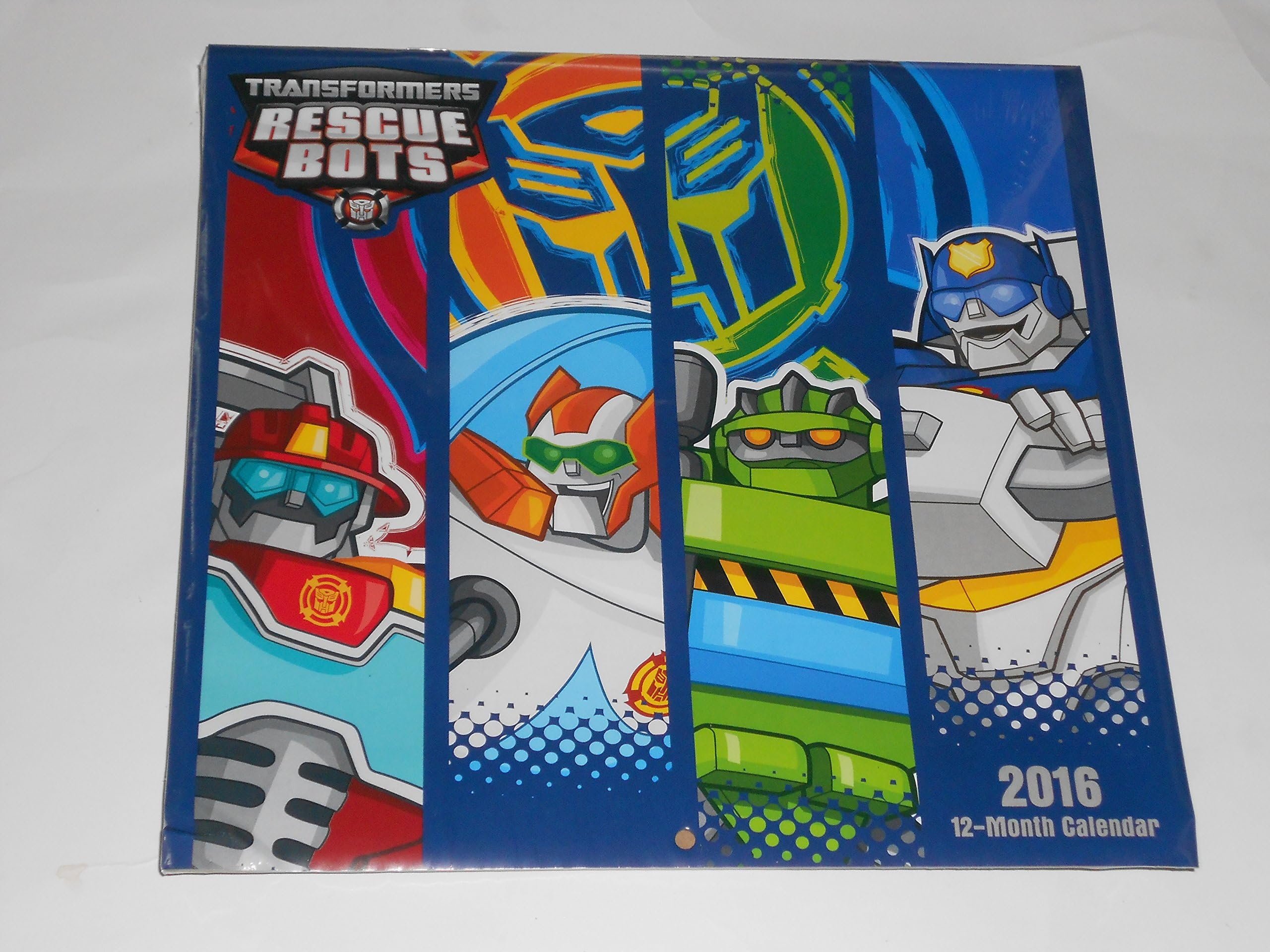 Transformer Rescue Bots 2016 12 month Wall Calendar - 10 x 10 by Vista Calendars