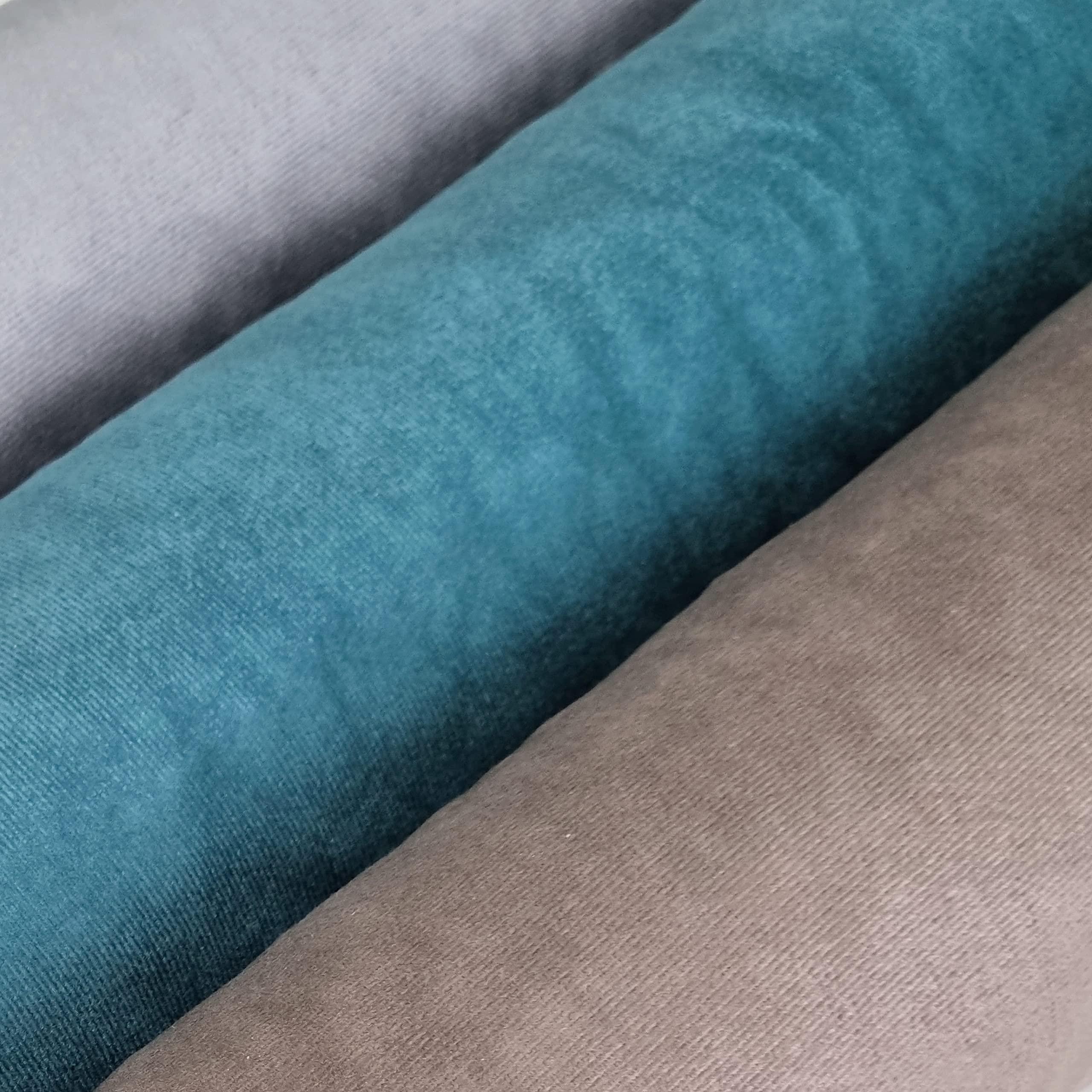 4L Textil Zugluftstopper Durchzugstopper Windstopper für Türen und Fenster Luftzugstopper für Tür Türschlange Türrolle Samt-Imitat Kordsamt Hersteller 70 cm 80 cm 90 cm 100 cm 150 cm (Grau, 90 cm)