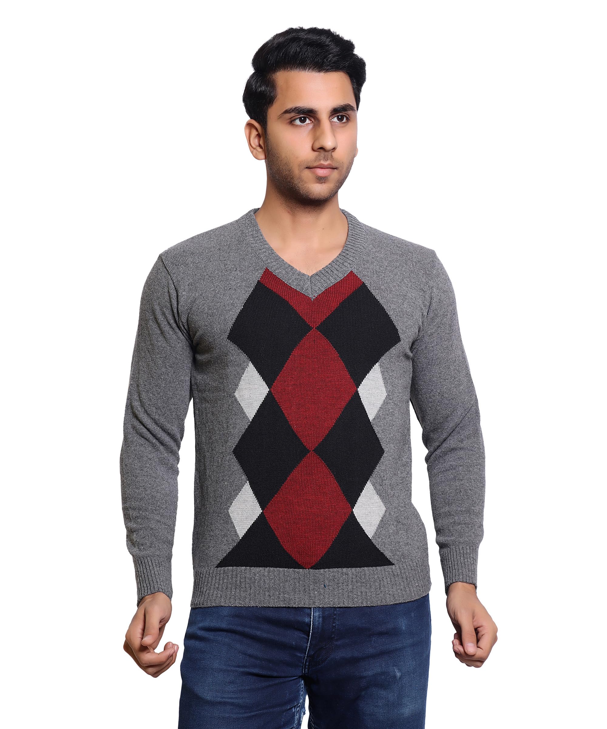 grand line Men's Cozy Wool Blend Winter Pullover Sweater-picture-15