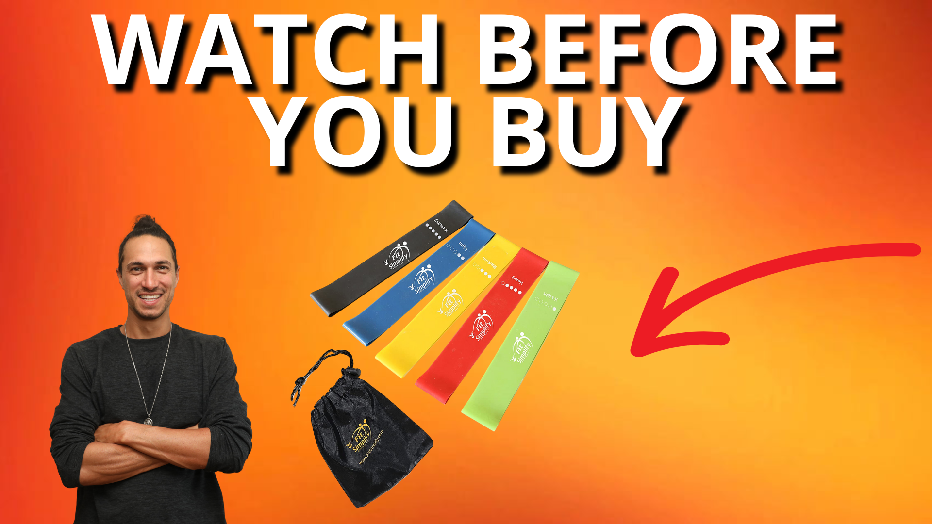 Watch Fit Simplify Resistance Loop Exercise Bands Review on Amazon Live