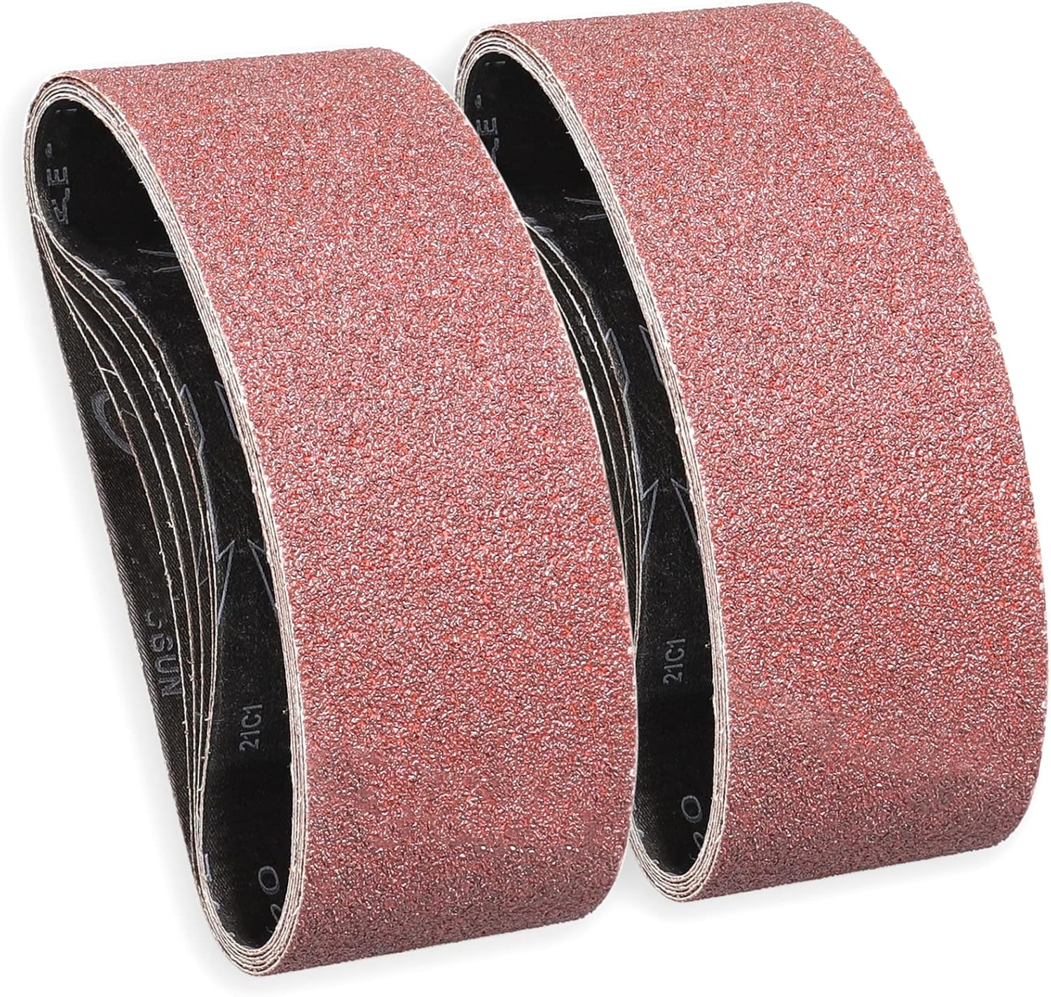 STEBRUAM Sanding Belts 100 x 610 mm,12 Strip Various Grit 60/80/120/180