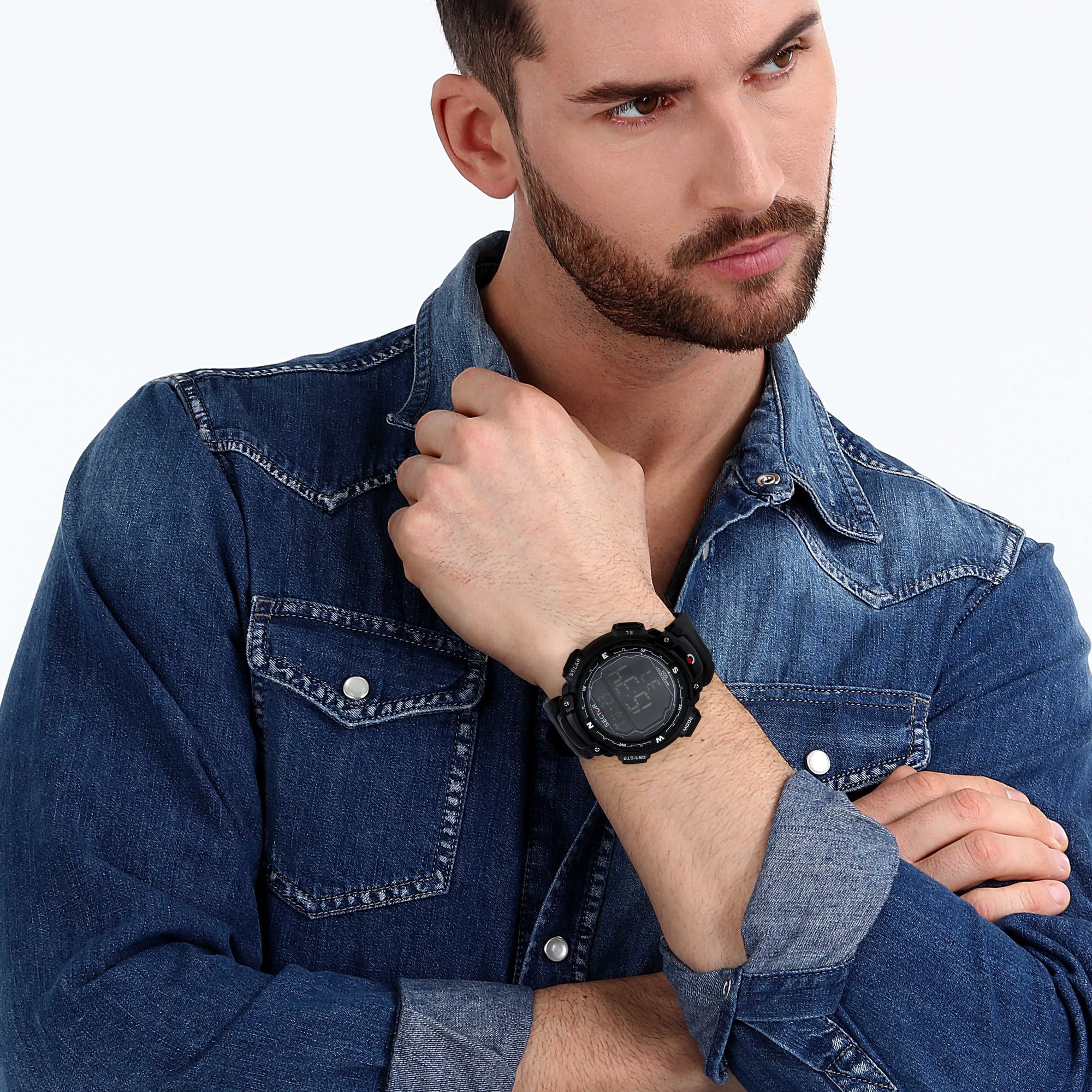 Sector No Limits Orologio da uomo, Collezione Sector STREET FASHION, movimento al quarzo, cronografo, in silicone - R3251172125