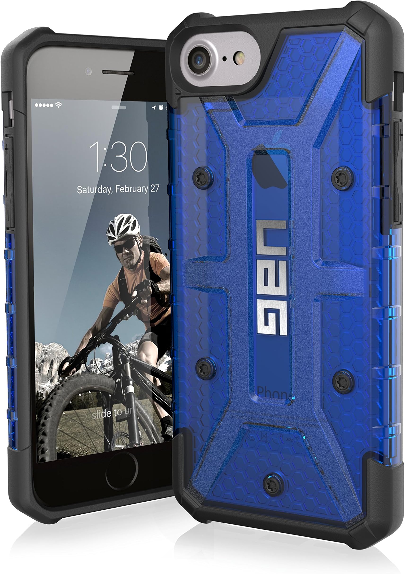 UAG iPhone 8 / iPhone 7 / iPhone 6s [4.7-inch screen] Plasma Feather-Light Rugged [COBALT] Military Drop Tested iPhone Case