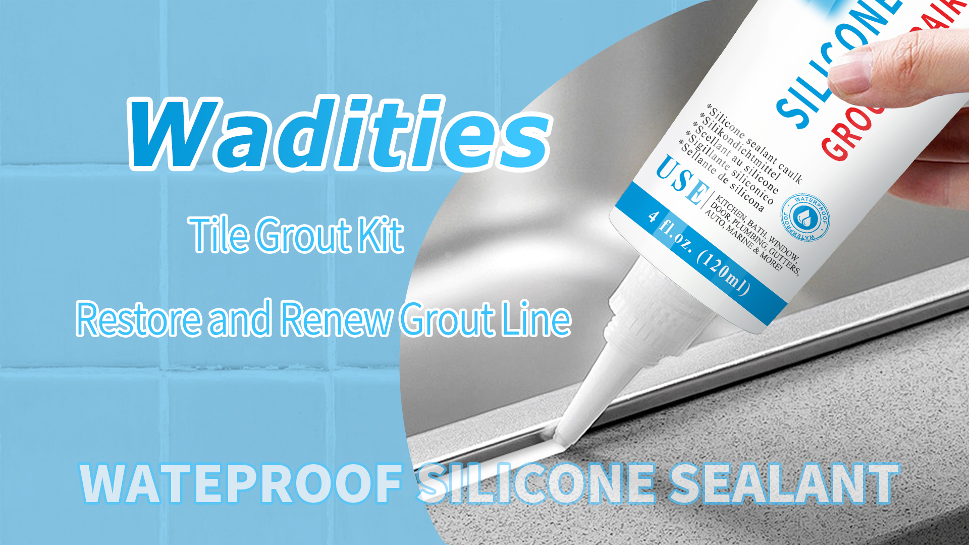 Waterproof Caulk And Seal Silicone Sealant White 8oz 240ml - View #8