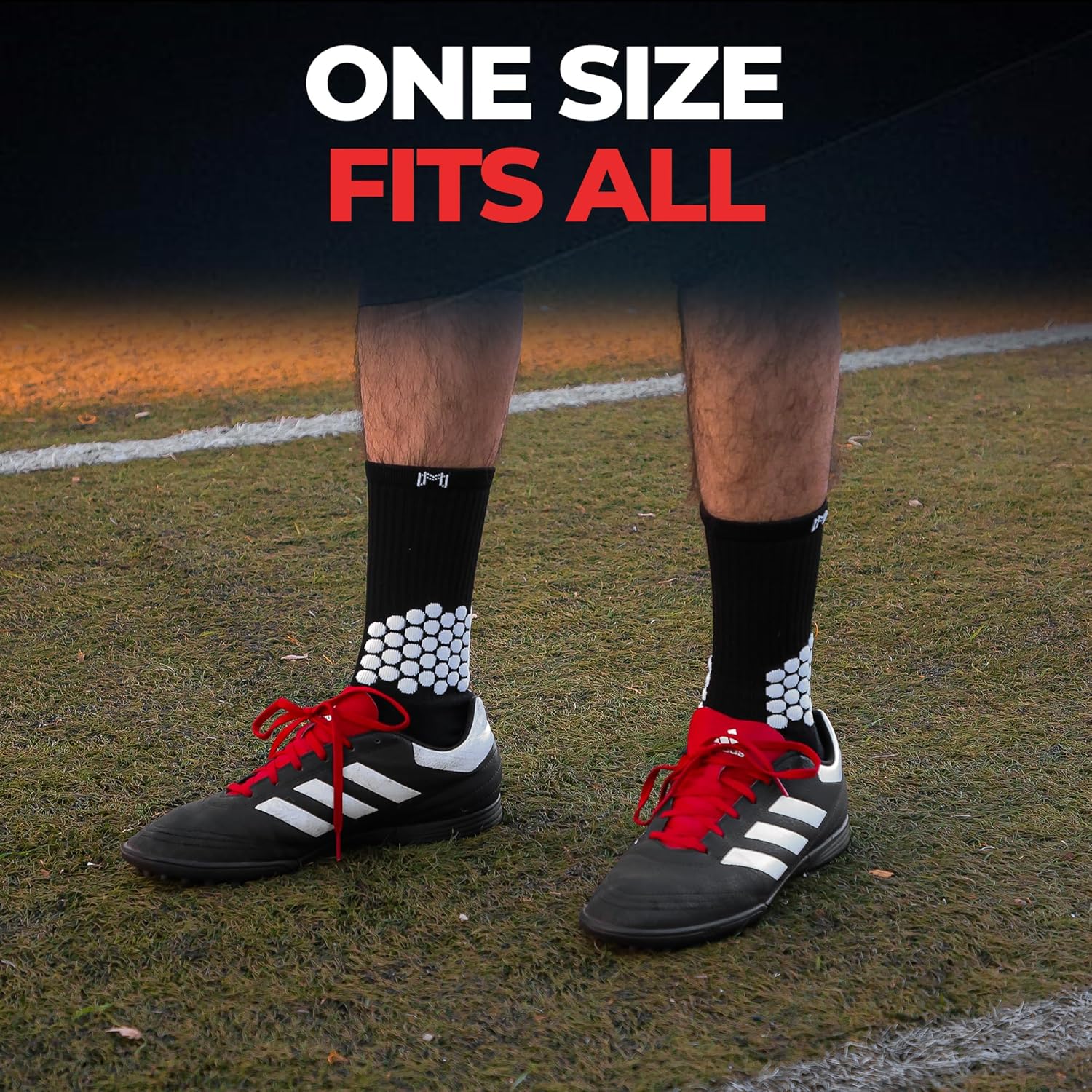 MediCaptain Soccer Grip Socks - Cushioned Ankle Protection, NonSlip Socks With Grip Pads, Athletic Socks for Men Women Youth - Image 6