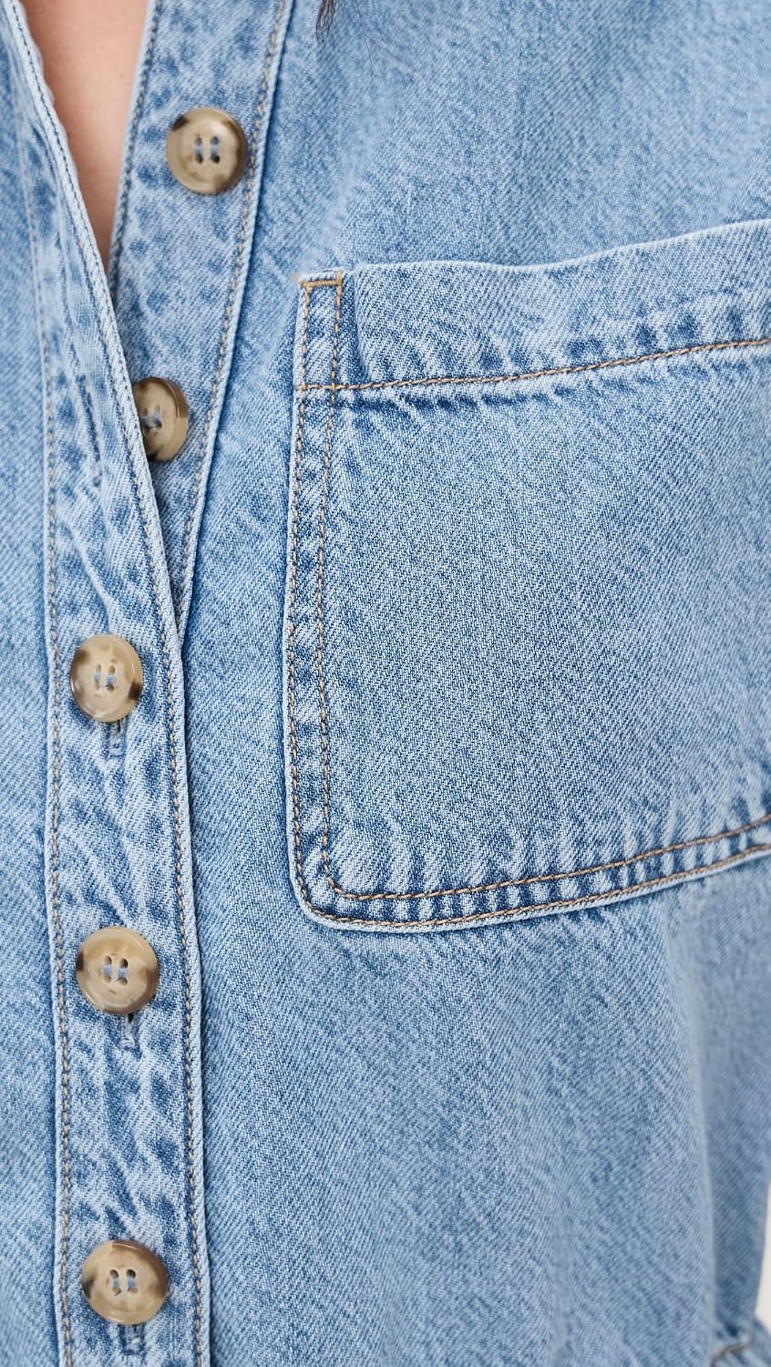 PAIGE Women's Maliah Denim Romper