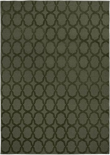 Miniatura 4 de Garland Rug Sparta - Alfombra de área de 3 pies x 5 pies, color gris ceniza