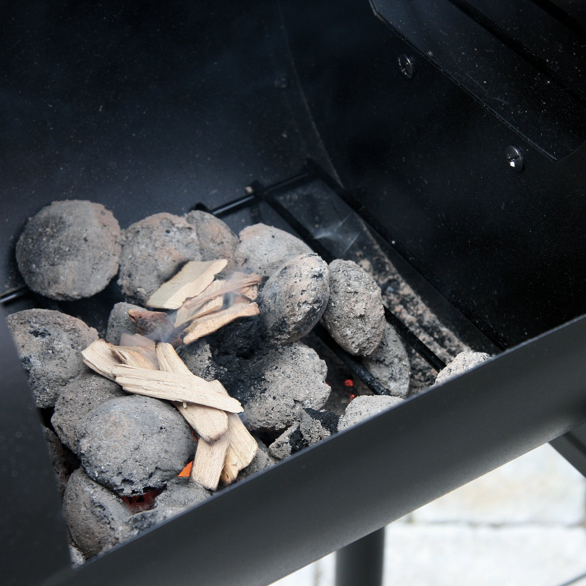 BBQ-Toro BBQ Smoker Grill, Holzkohle mit Feuerbox, Kombination, Grillwagen Holzkohlegrill, Barbecue Grill mit Smoker