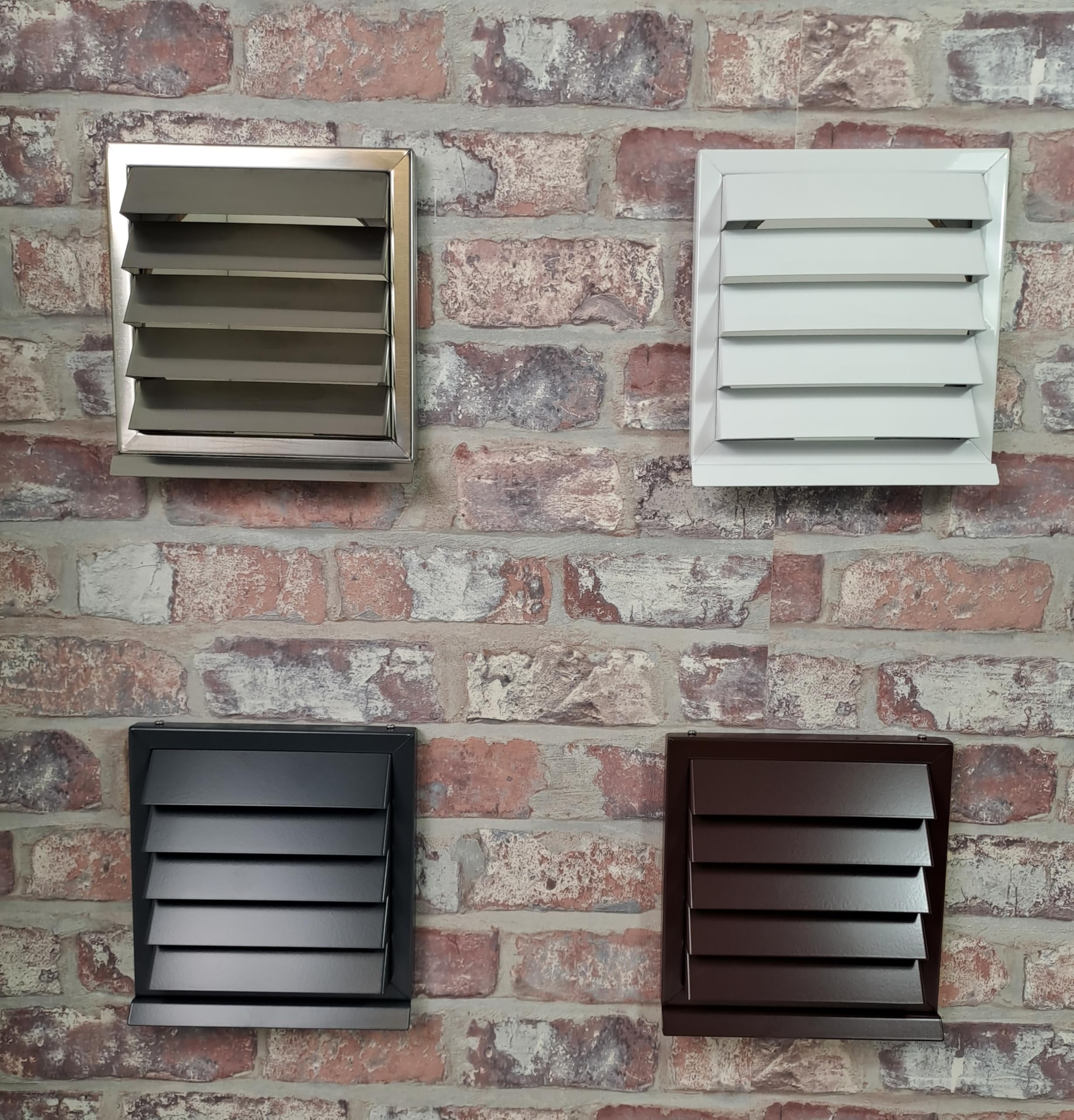 2-Grad Mauerkasten aus Edelstahl mit Kondensatablauf, Teleskoprohr und Rückstauklappe (Ohne Pulverbeschichtung, Ø150 | W150–280 | Thermobox | Ohne IG)