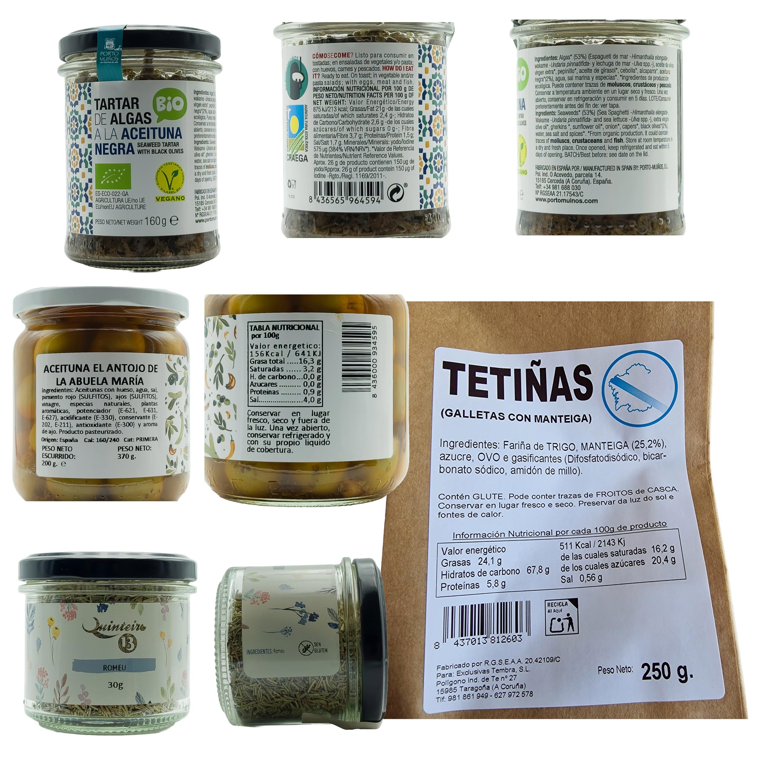 Caja Regalo Gourmet Camiño de VinNatura con Conservas Artesanales | Cesta gourmet de Galicia, regalos de empresa, celebraciones, elaboración tradicional, tarjeta personalizable