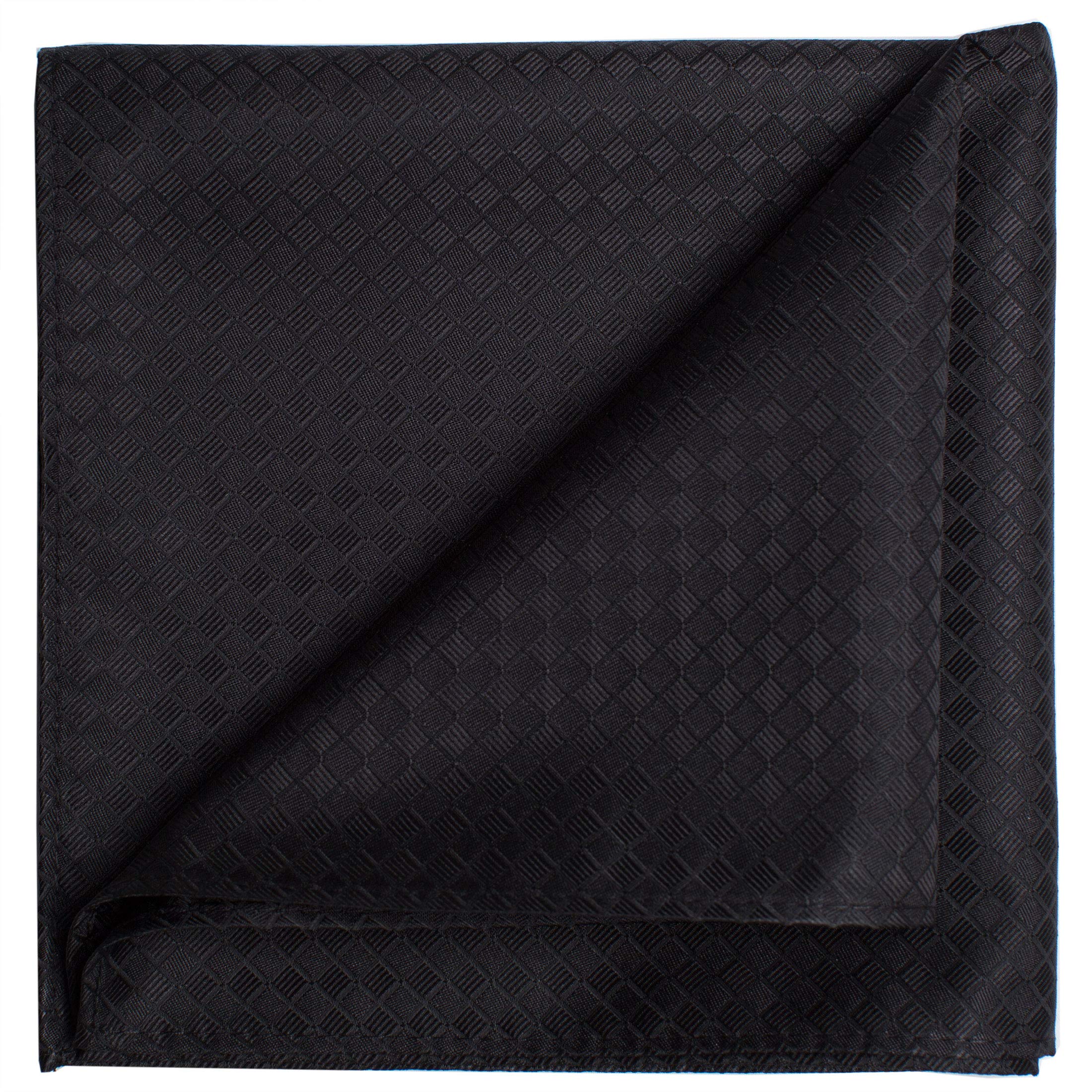 KissTiesSolid Pocket Square Wedding Handkerchief + 1 Gift Box