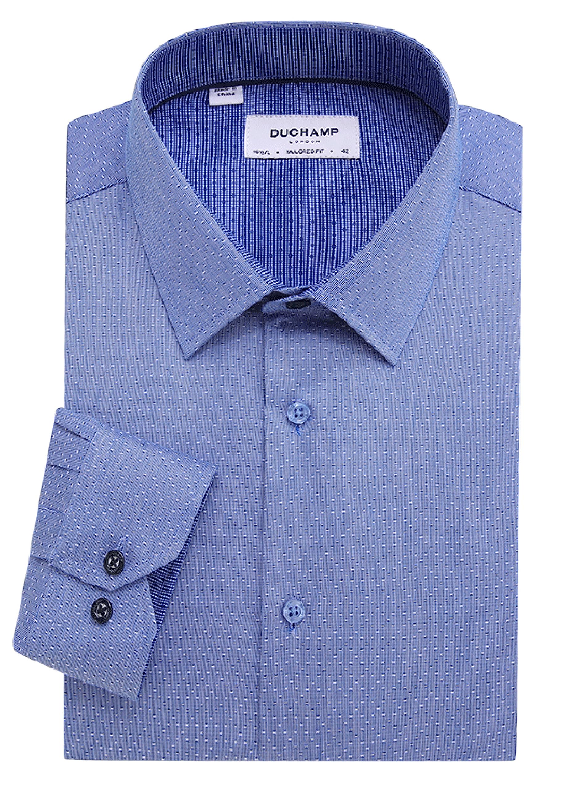 Duchamp London Modern Dot Dress Shirt