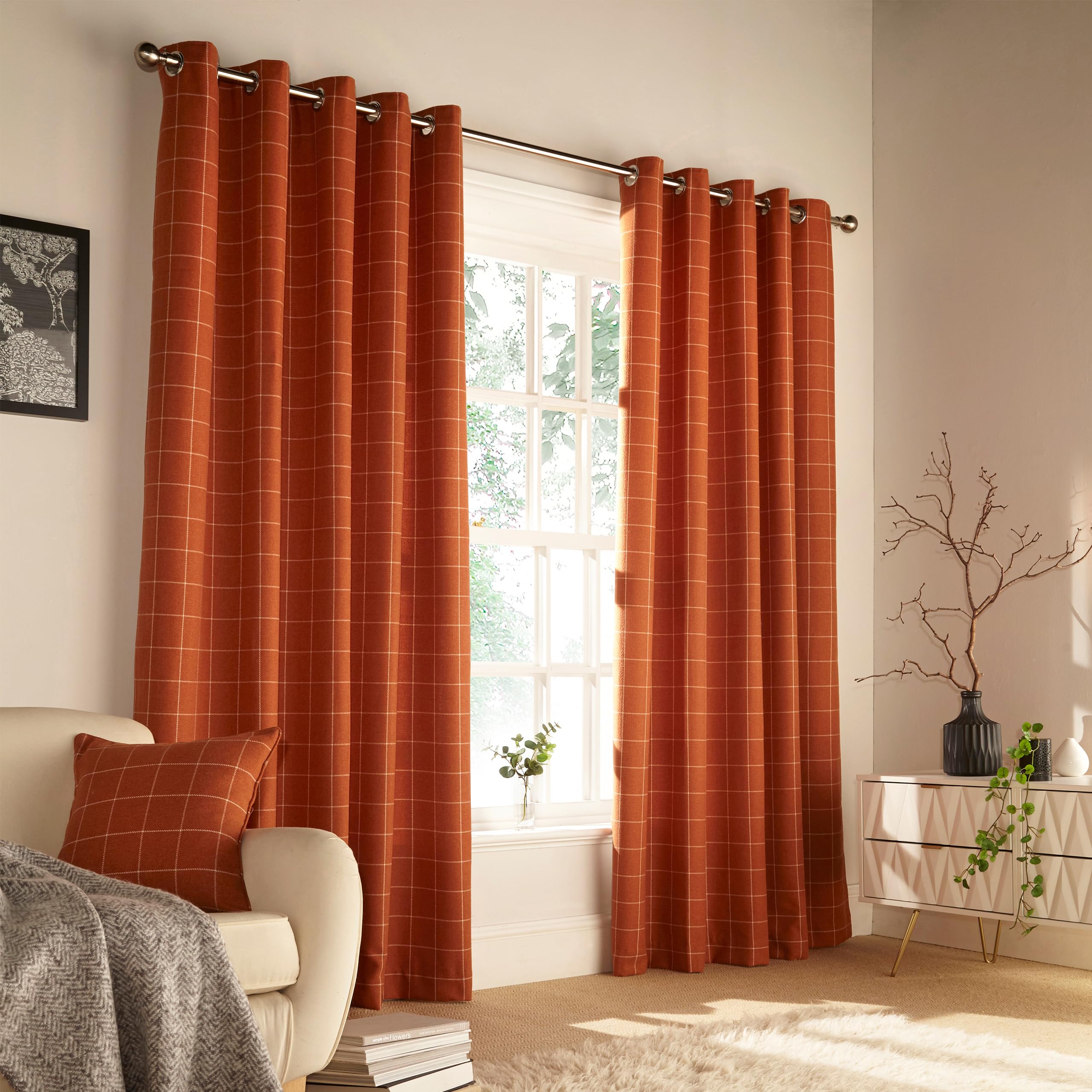 Grommet Eyelet Room Darkening Curtains