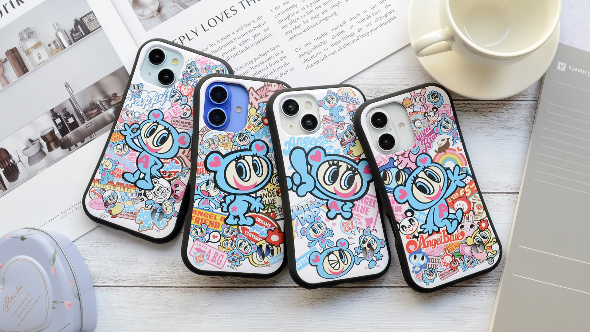 Amazon.co.jp: 【 ANGEL BLUE 正規品 】 iPhone 17 対応 ケース 「 耐