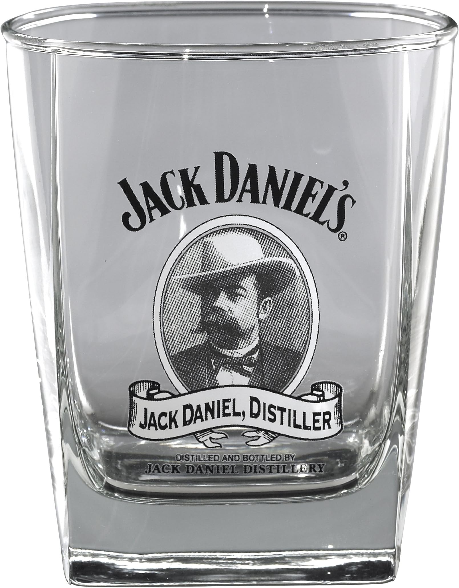 Jack Daniel's Licensed Barware Cameo Double Old Fashioned Glass