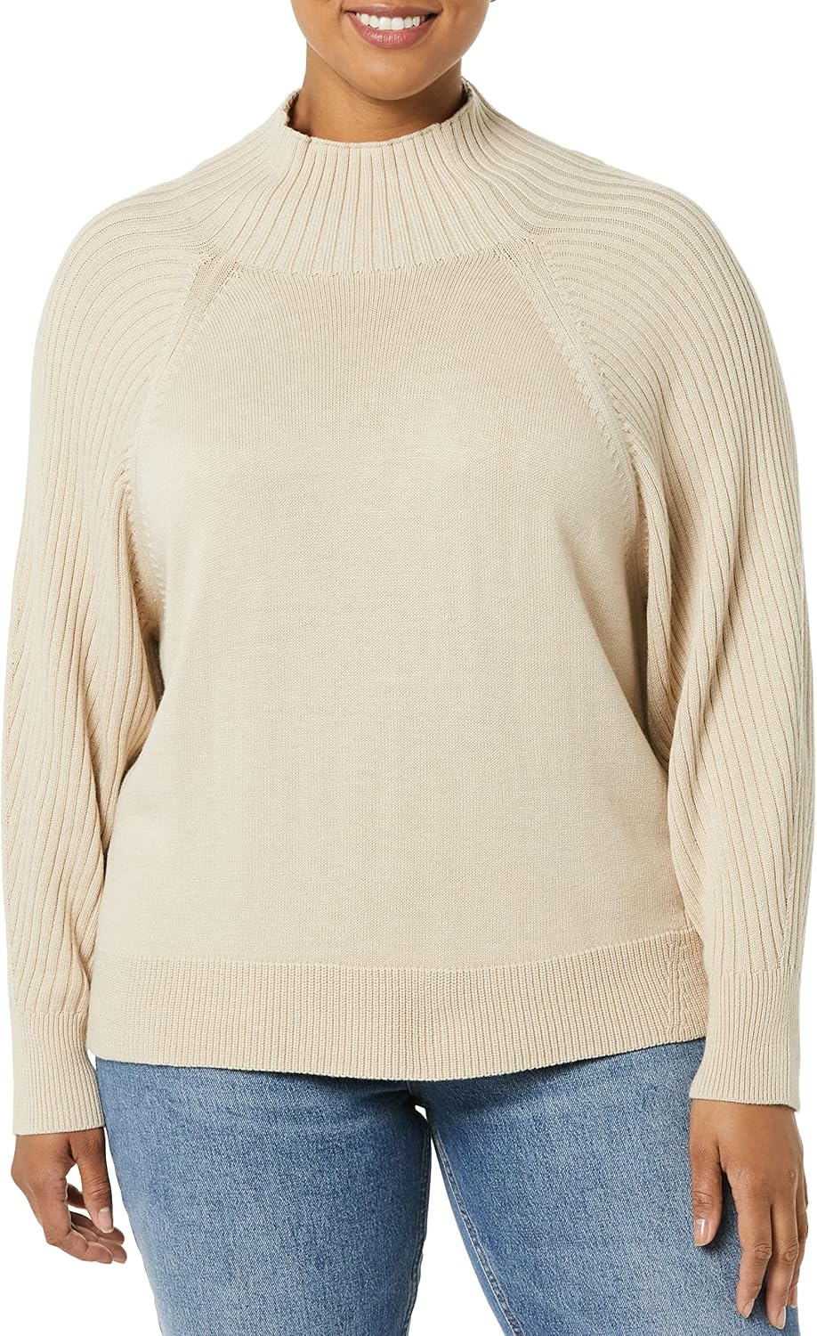 Amazon Essentials Women's Ultra Soft Oversized Cropped Cocoon Sweater (Available in Plus Size) (Previously Daily Ritual) - Image 4