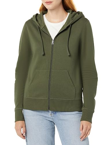 Amazon Essentials womens Fleece Full-Zip Hoodie (Available in Plus Size)