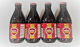 Malta India Non Alcoholic Malt Beverage Drink 4-7 Oz Bottles 28 Total Ounces