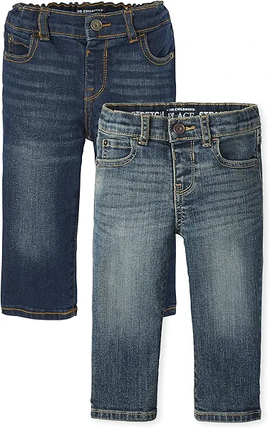 The Children's Place Baby Boys' and Toddler Straight Leg Jeans