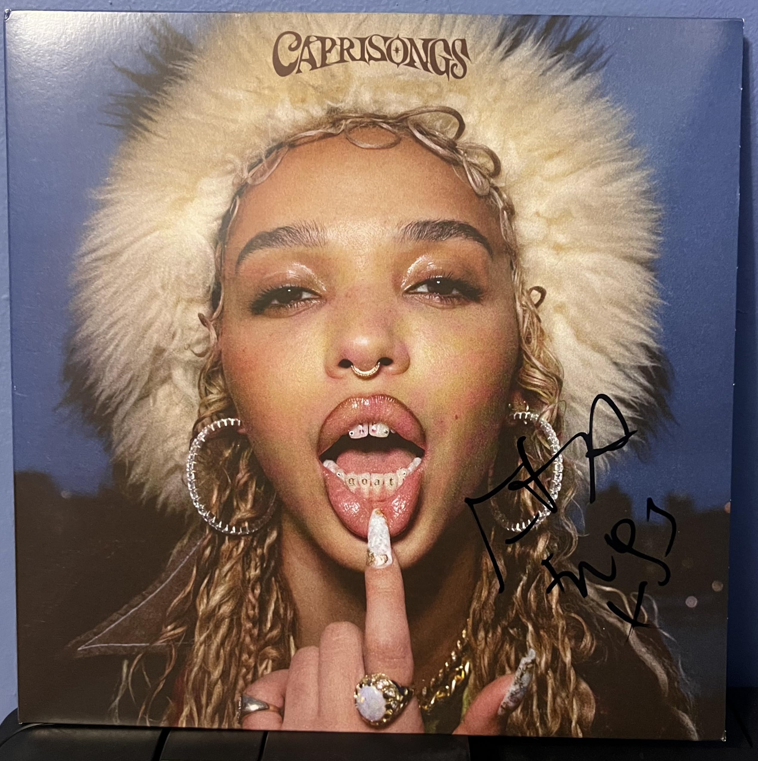 FKA Twigs signed Caprisongs 12