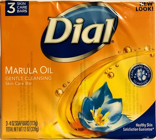 Miniatura 2 de Dial Barra para el cuidado de la piel, aceite de marula, limpieza suave, 4 onzas (3.99 oz) por barra, 3 barras por paquete, paquete de 4 unidades