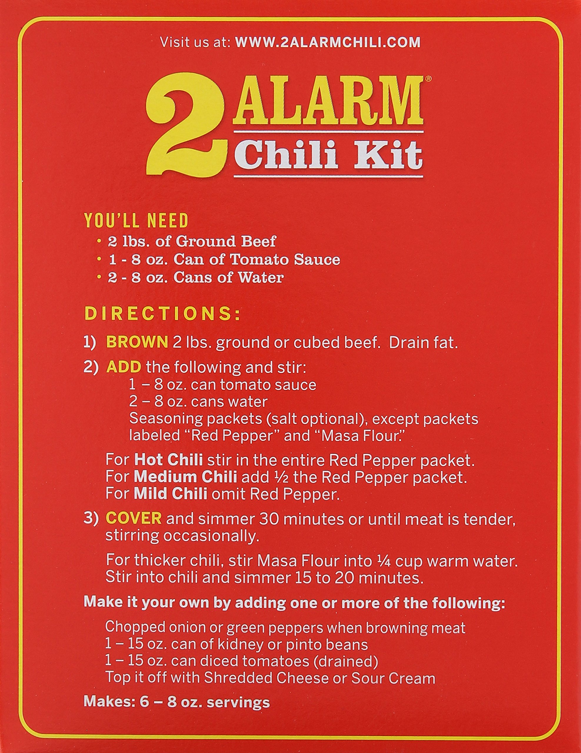 False Alarm Chili Kit