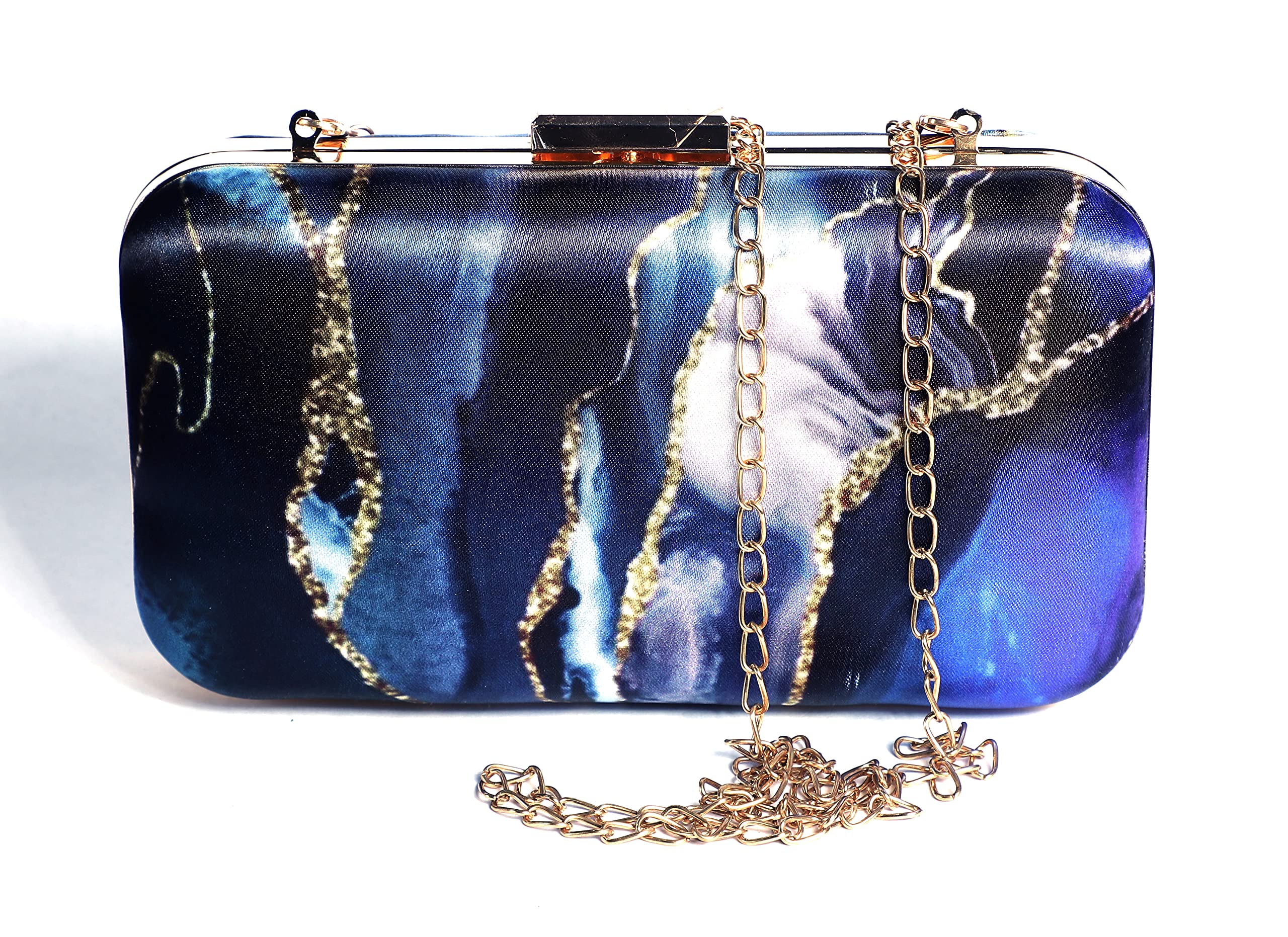 SWISNIDesigner Handmade Printed Clutches For Women,Indian Ethnic Clutches for casual use party, Ladies Sparkling Party Handbag Wedding Bag