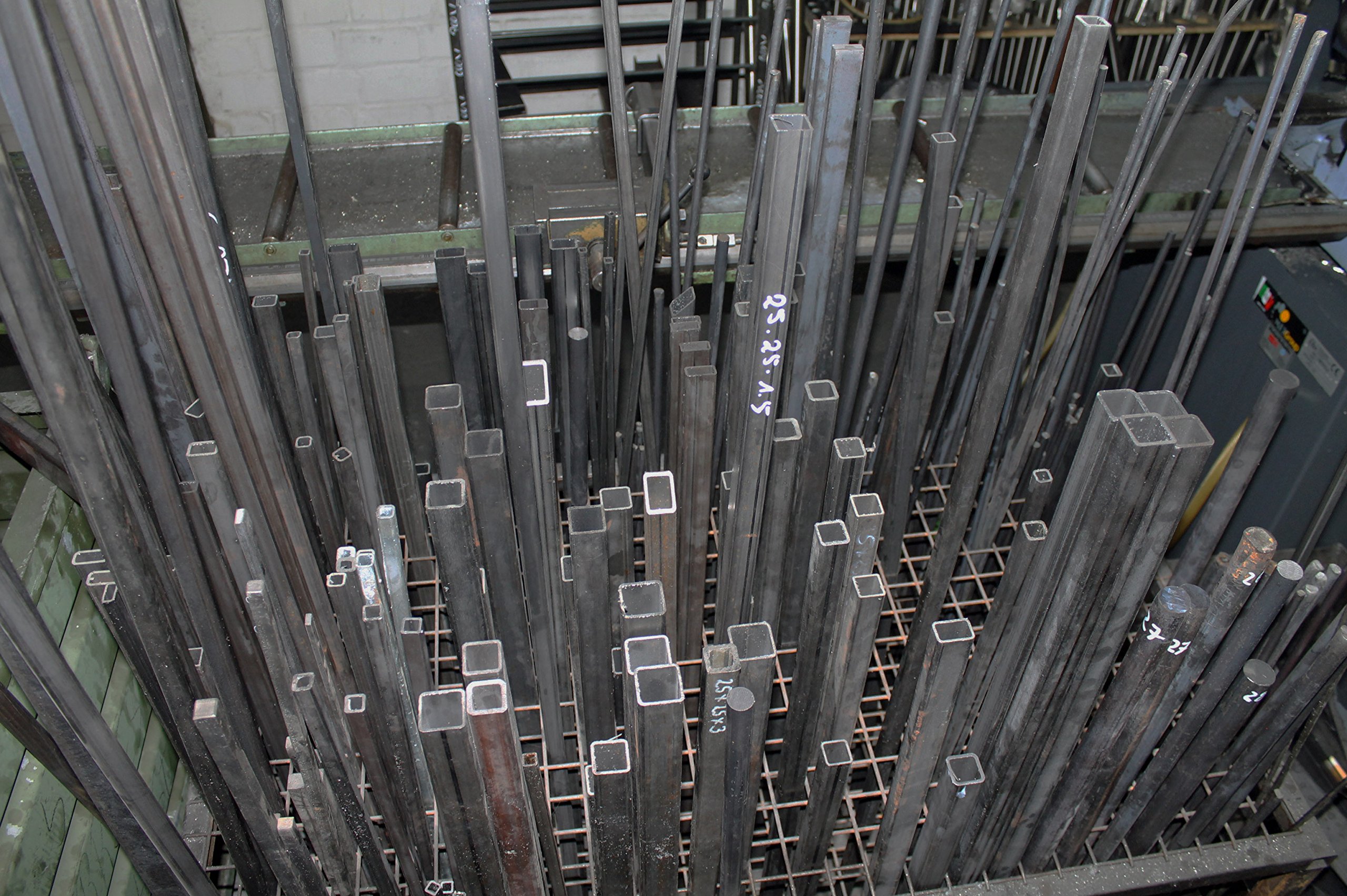 Tubo Rettangolare In Acciaio S235JR - 70 X 50 X 3 Mm - Lunghezza 1000 Mm - Saldato EN 10219 - Per Costruzioni Metalliche