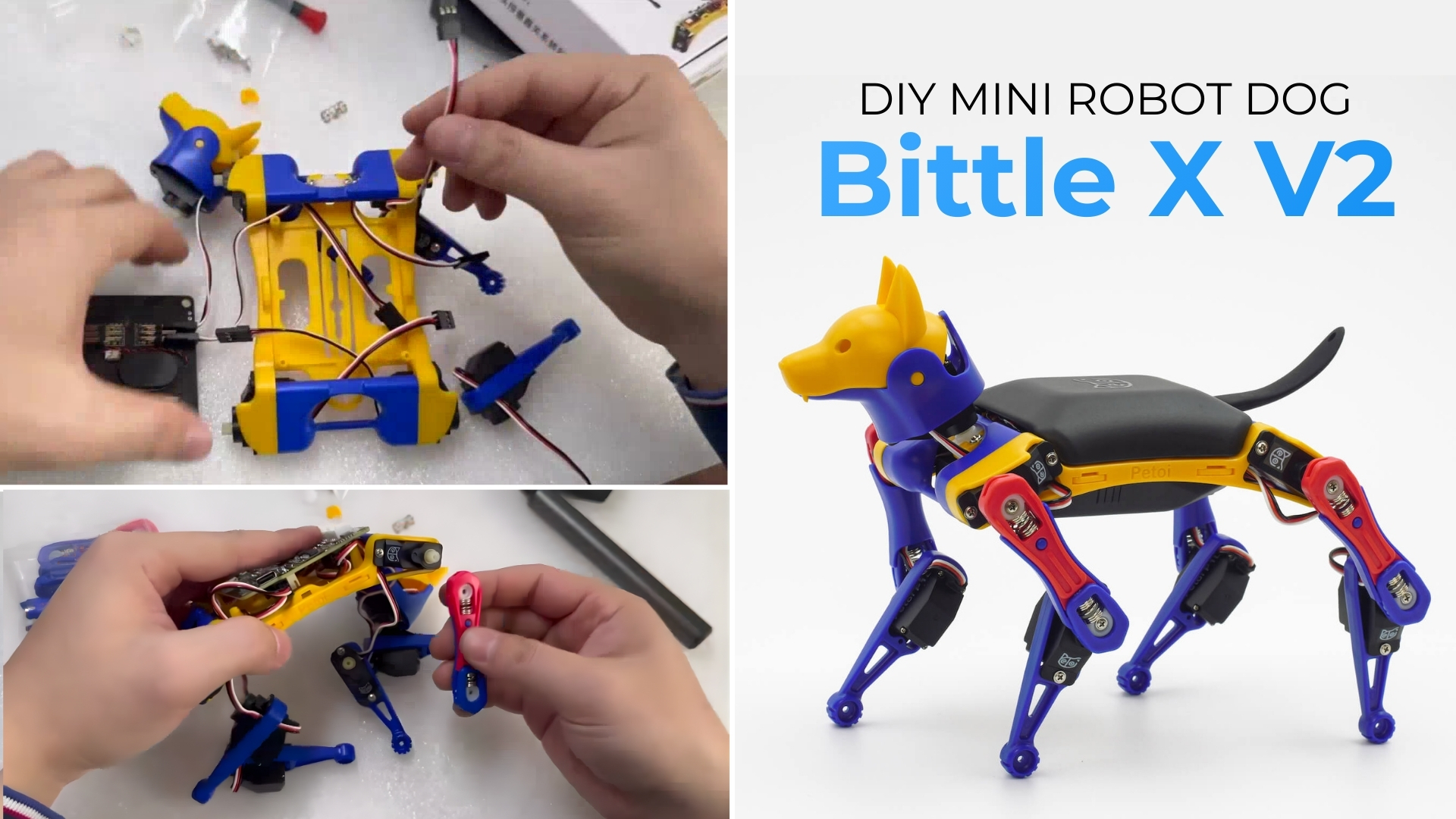 Amazon.com: Petoi Programmable Robot Dog Bittle X V2 Alloy Servo