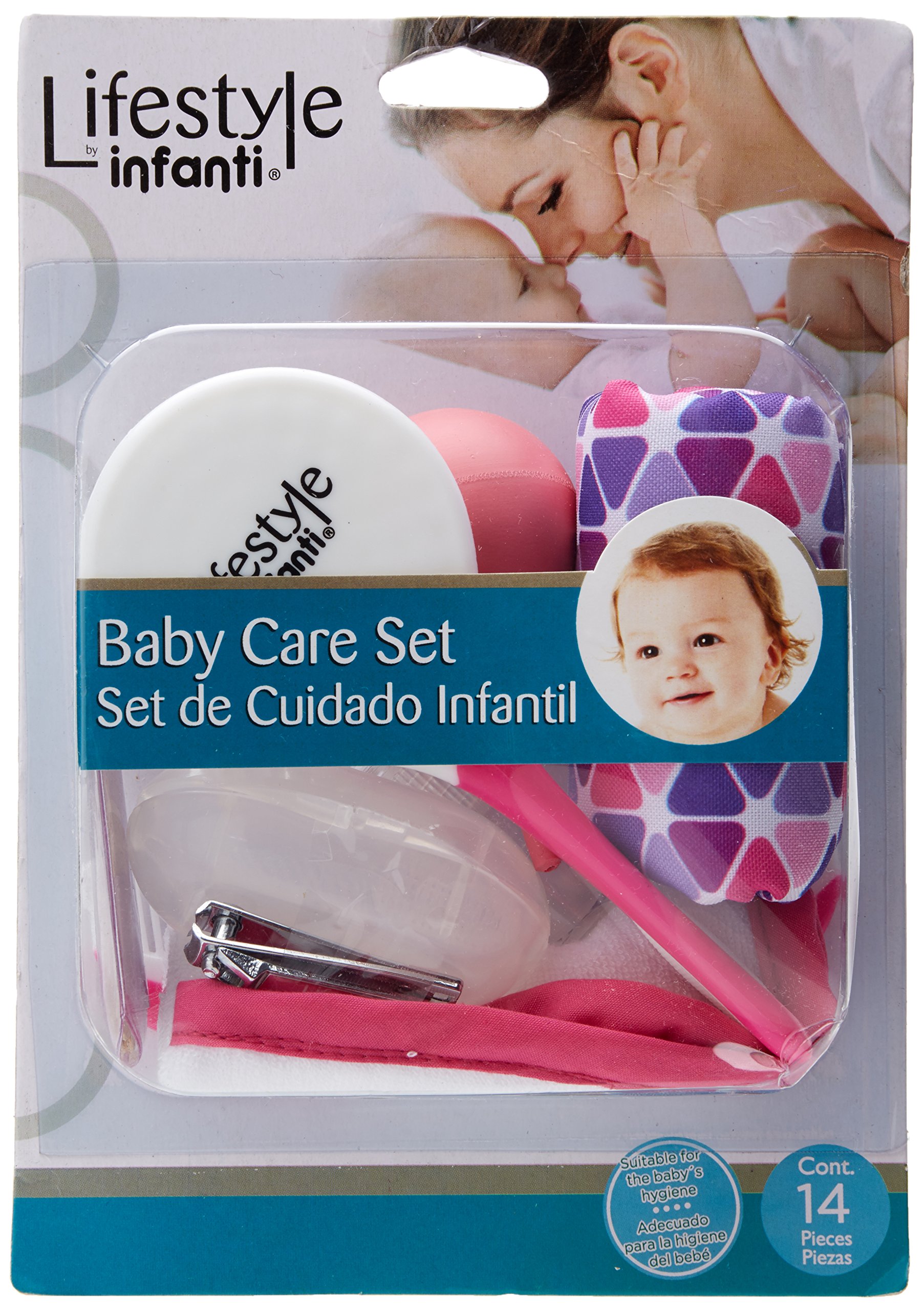 Infanti Lifestyle Baby Care Set in its packaging, showing the overall product appearance.