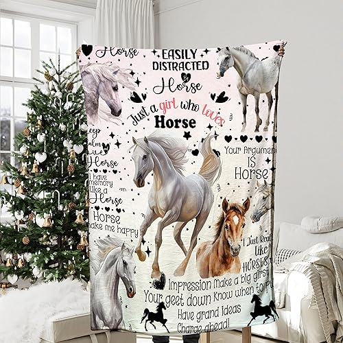 Miniatura 6 de Manta de bebé retro con caballo salvaje, regalos para niños y niñas, decoración occidental de animales de felpa, suave y ligera, manta de franela