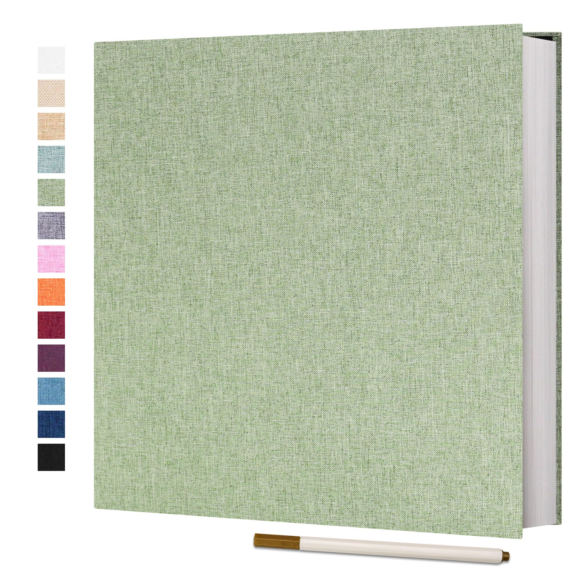 Vienrose Photo Album Self Adhesive 4x6 5x7 3x5 8.5x11 Scrapbook Album DIY Scrap Book with A Metallic Pen