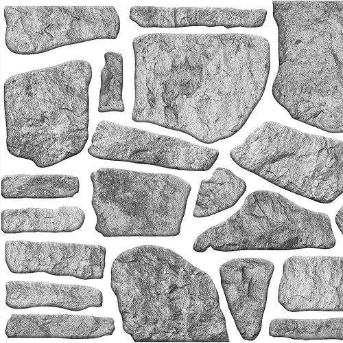 Miniatura 2 de Dundee Deco Paneles de pared 3D revestimiento paneles de pared con aspecto de piedra dorada avellana marrón revestimiento de espuma de poliestireno