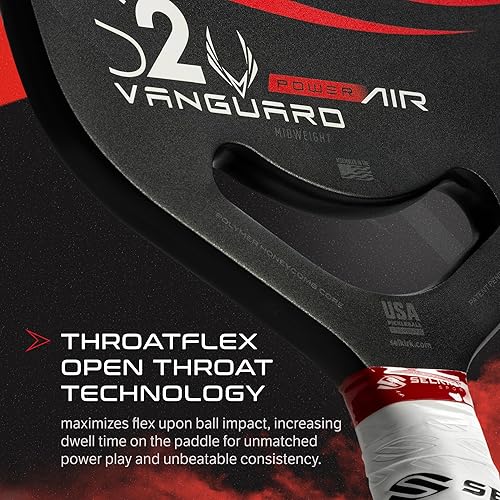Vista 7 de Selkirk Sport Vanguard - Paleta de pickleball Elige The Vanguard Power Air, Vanguard Pro o The Vanguard Control Palas de pickleball de fibra