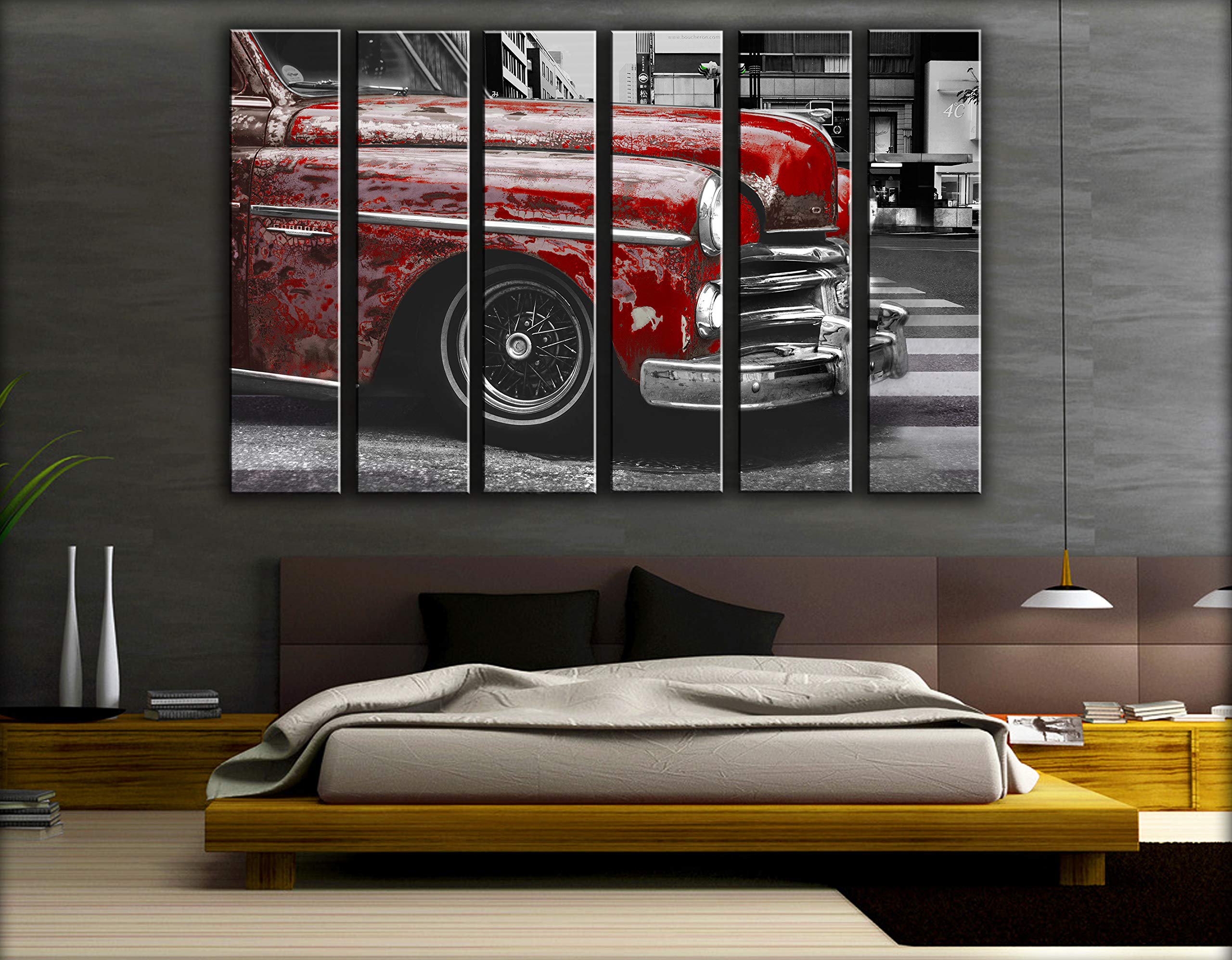 Amazon.com: Póster de 6 piezas vintage para decoración de pared de