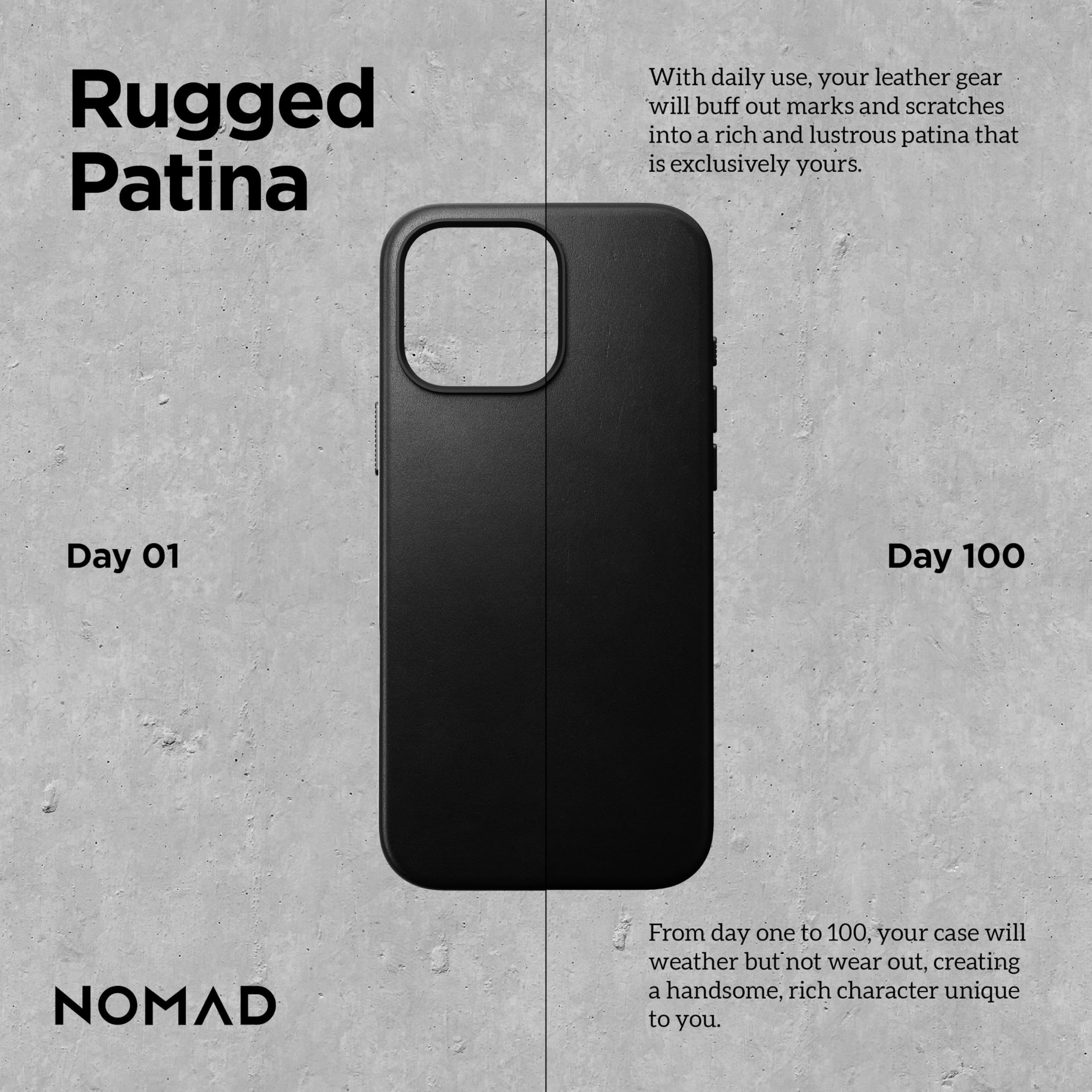 Amazon.com: NOMAD - Traditional Leather Case - iPhone 16 Pro