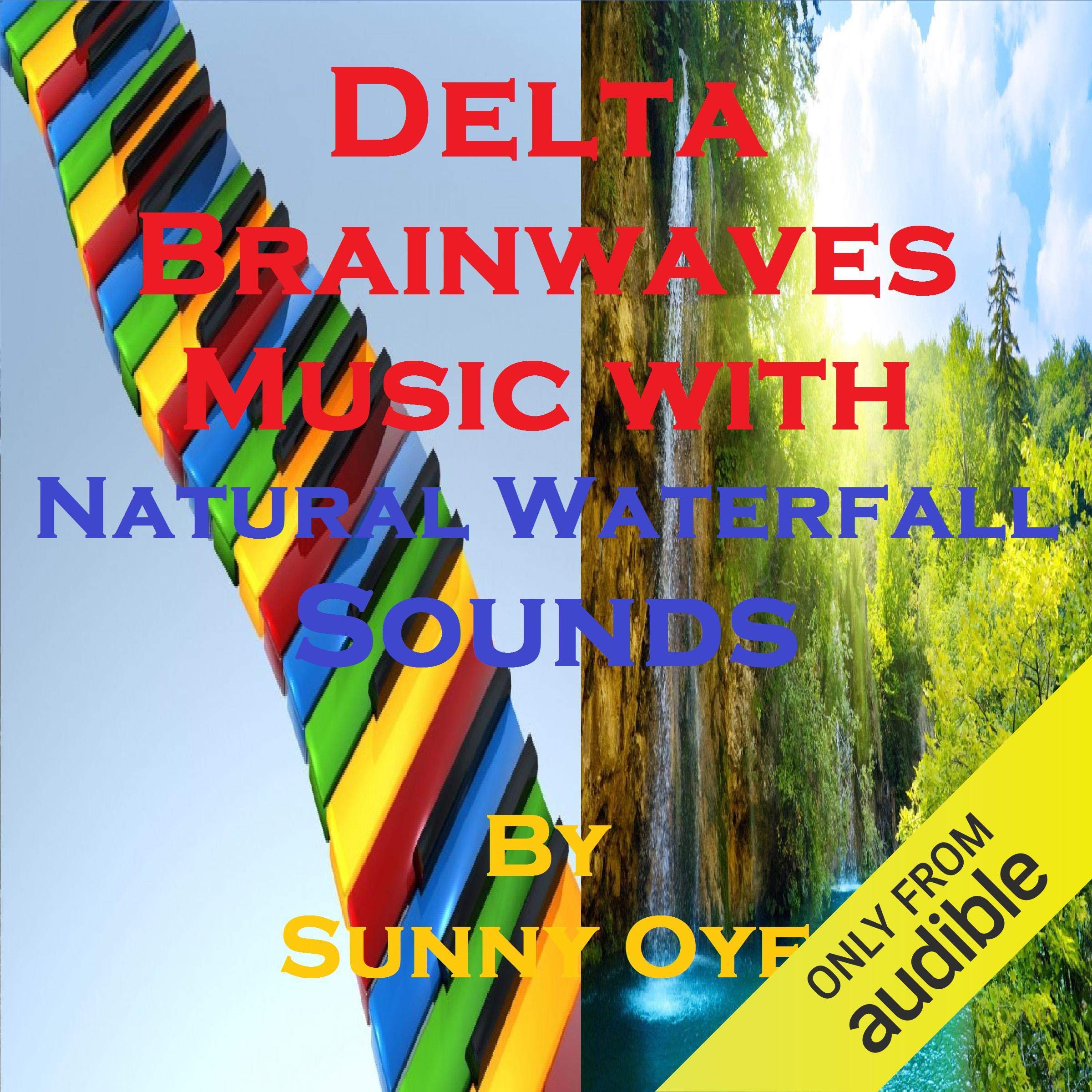 Cover art for Delta Brainwaves Music Mixed with Natural Waterfall Sounds