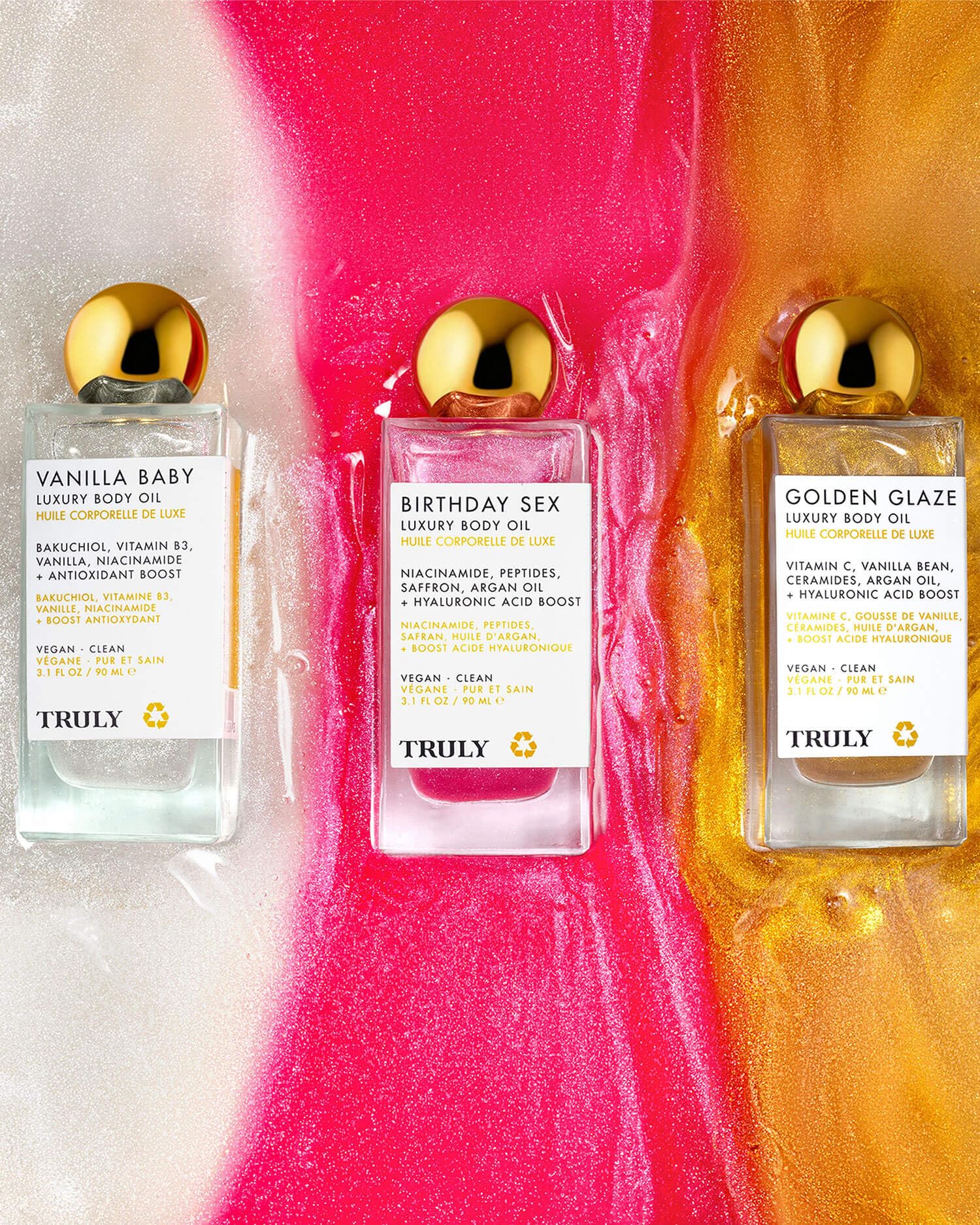 Truly Luxury Body Oil | Hydrating & Illuminating with Natural Shimmer | For Smooth, Glowing Skin and Long-Lasting Fragrance