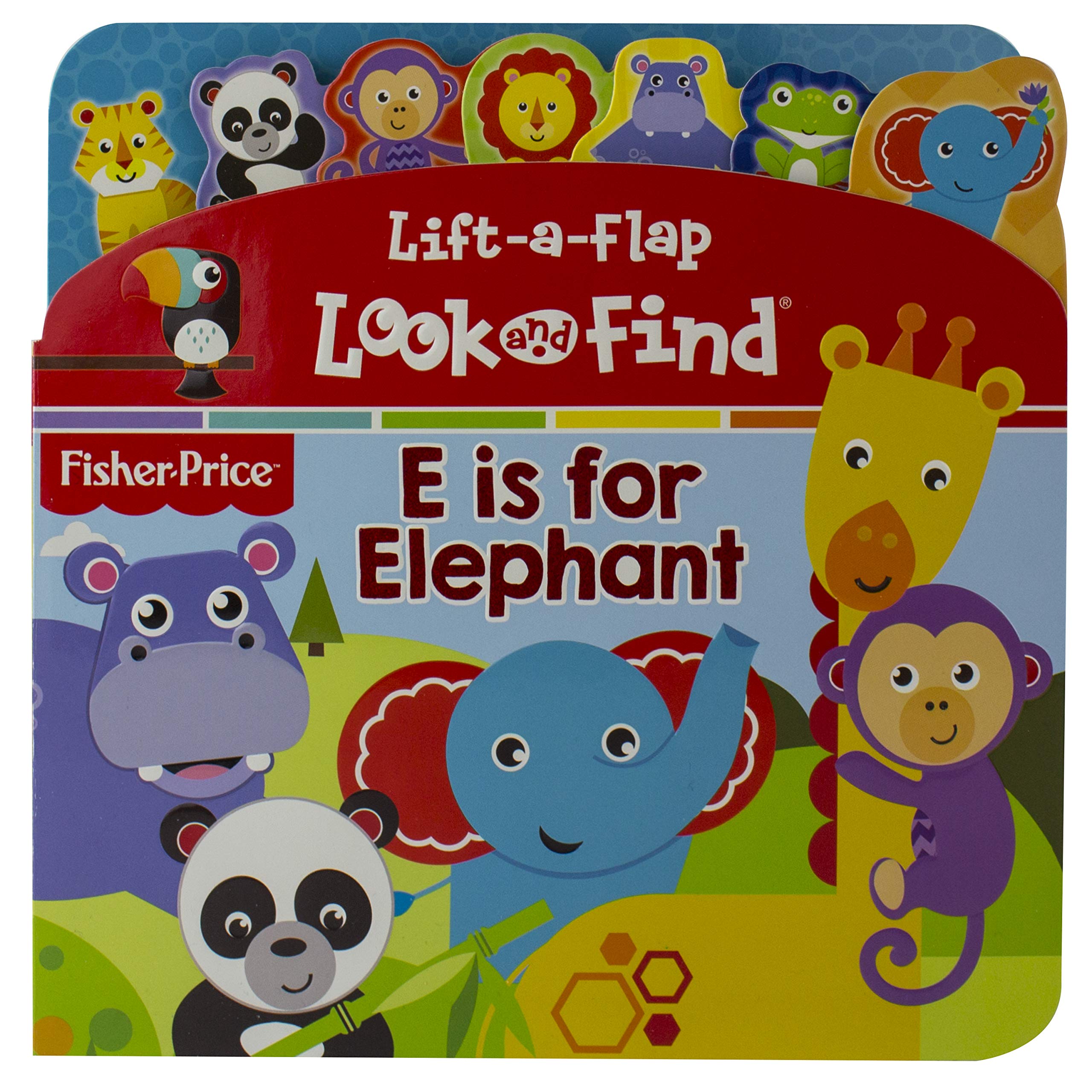 Fisher-Price - Lift-a-Flap Look and Find - E is for Elephant - PI Kids