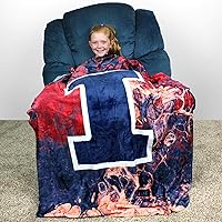 Vista 53 de College Covers Everything Comfy Ohio State Buckeyes - Manta suave de color de 42 x 60 pulgadas