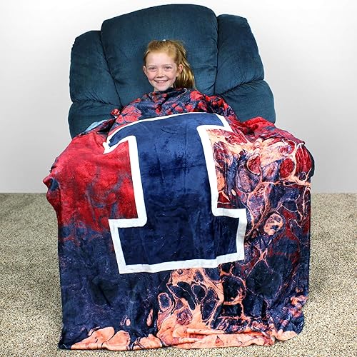 Miniatura 3 de Illinois Fighting Illini - Manta suave sublimada, 42 x 60 pulgadas