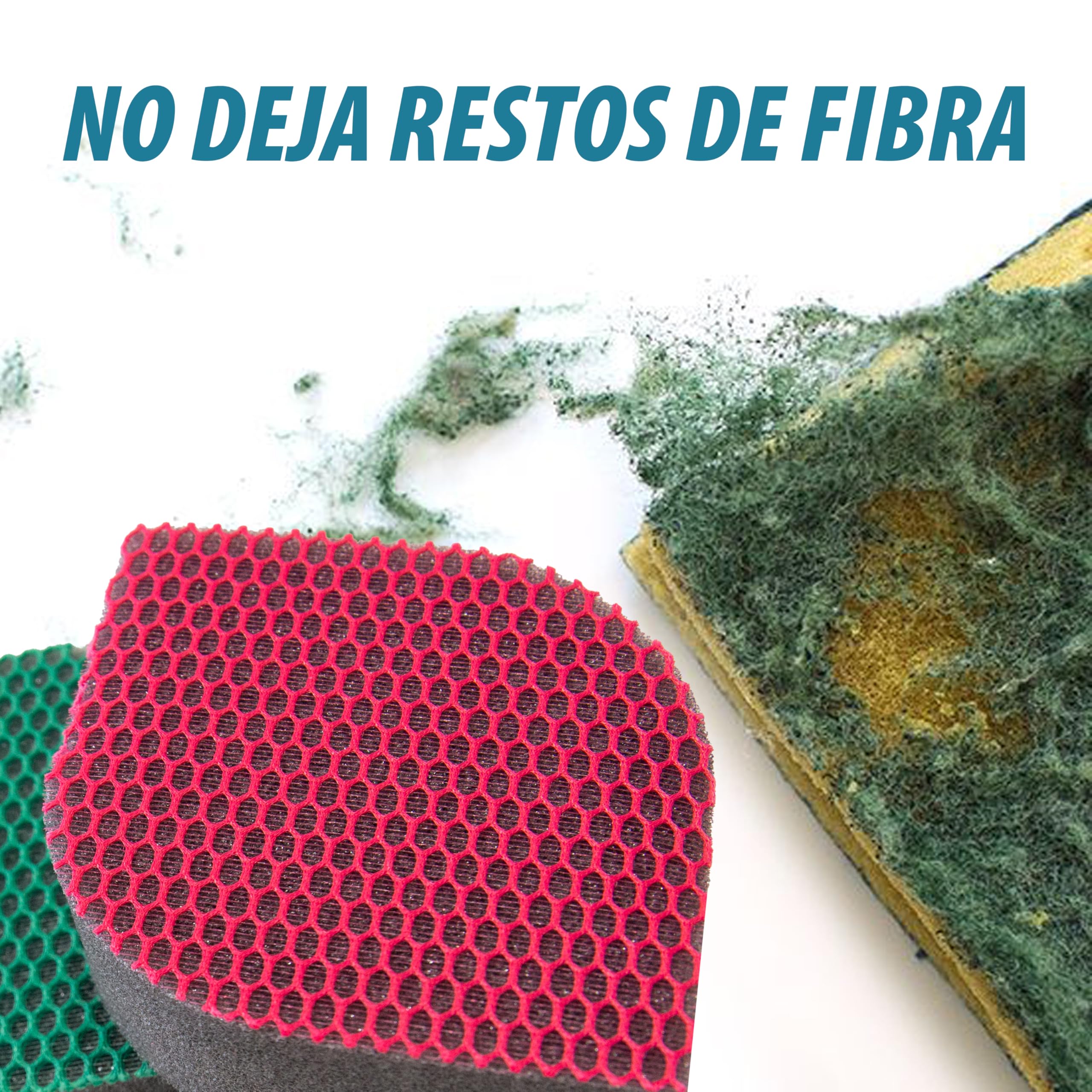MAYA Confezione da 6 spugne per WC EVO + 6 spugne EVO per stoviglie. Pulisce senza graffi. Adatto a tutte le superfici senza lasciare bolle. Lavabile in lavatrice. Dimensioni 12 x 8,5 x 2,5 cm