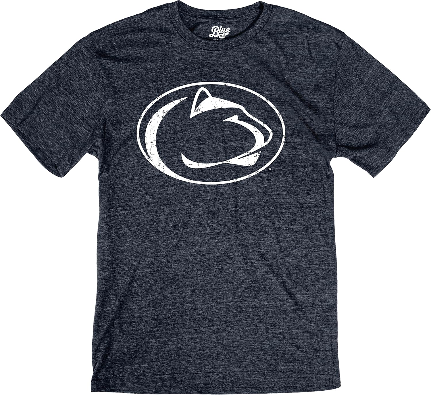 Blue 84 NCAA Mens NCAA Officially Licensed Tri-Blend T-Shirt Vintage Icon Team Color