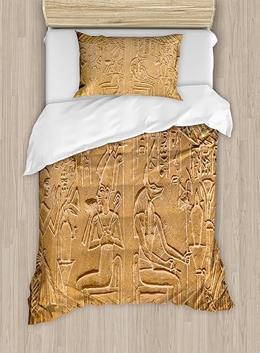 Miniatura 102 de Ambesonne Juego de funda de edredón de brújula, ilustración de mapa del mundo, marinero marítimo, equipo de vida monocromático, juego de ropa