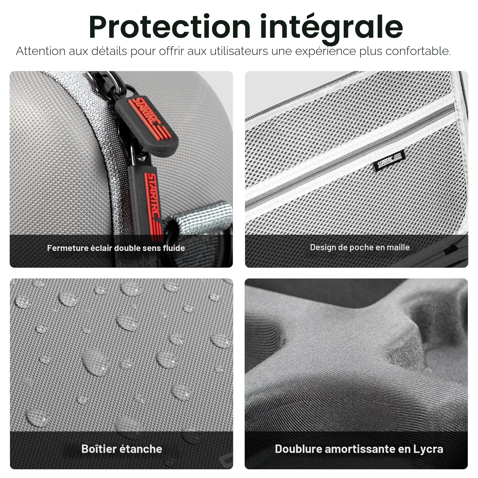 STARTRC Housse de Protection Rigide pour DJI Neo 2 Fly More Combo - Étui Multifonction Drone